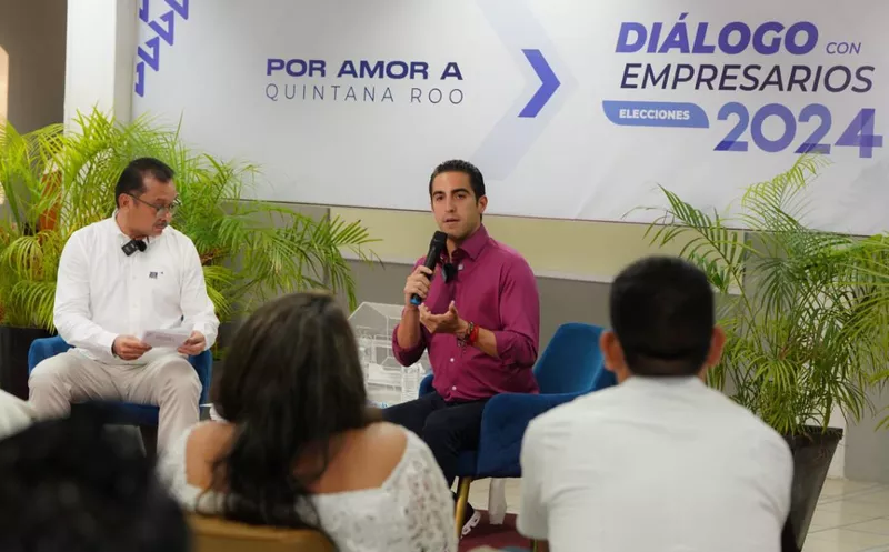 Gino Segura apuesta por el crecimiento económico del sur de Quintana Roo / (Foto: Cortesía)