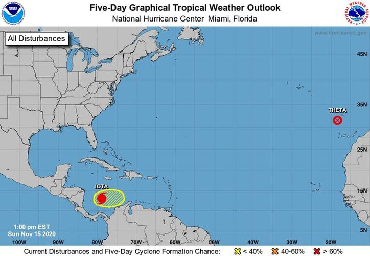 Ya Convertido En Huracán Iota Tocaría Tierra Como Categoría 4 El Lunes 