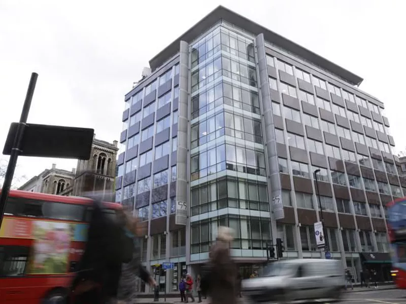 A general view of the building in central London that contains offices of social analysis company Cambridge Analytica.