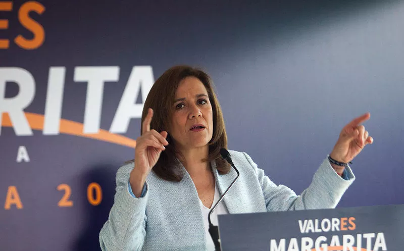 Margarita iba a ser la candidata que iniciaría el segunda debate presidencial, el próximo domingo. (Proceso)